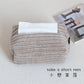 Elegant Velvet Jacquard Tissue Holder