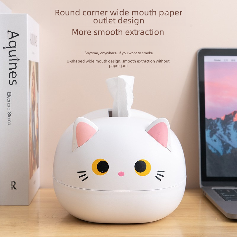 Chic Cat Tissue Holder - Stylish Storage Solution