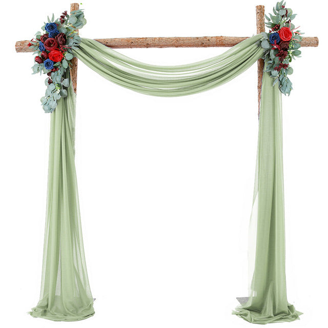 Elegant Wedding Arch Drapery
