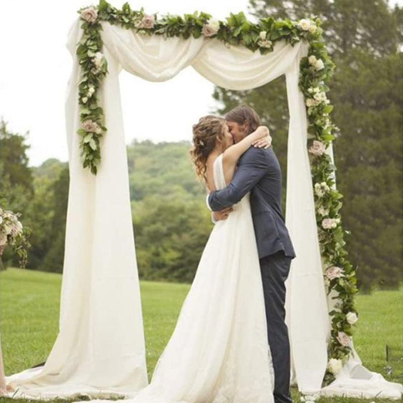Elegant Wedding Arch Drapery
