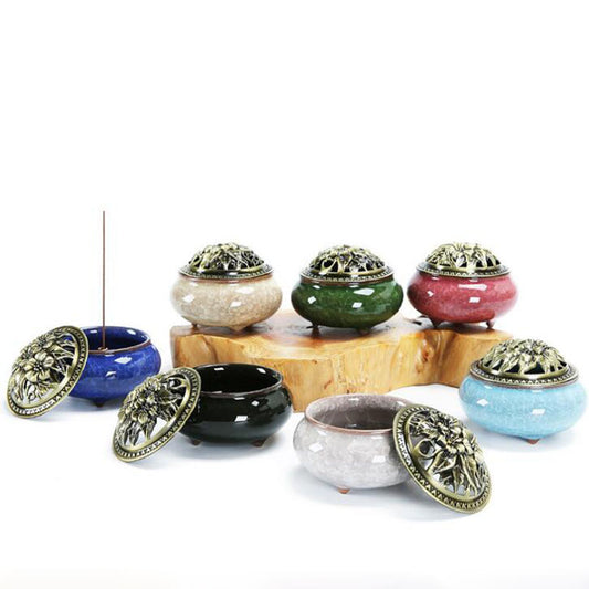Ice Crack Glazed Aroma Burner