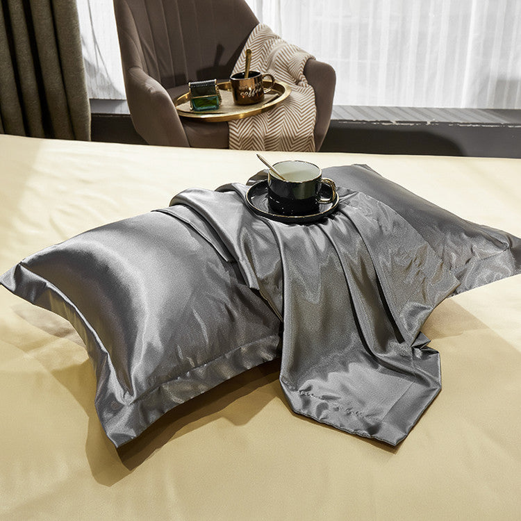 Elegant Silk Satin Bedding Ensemble