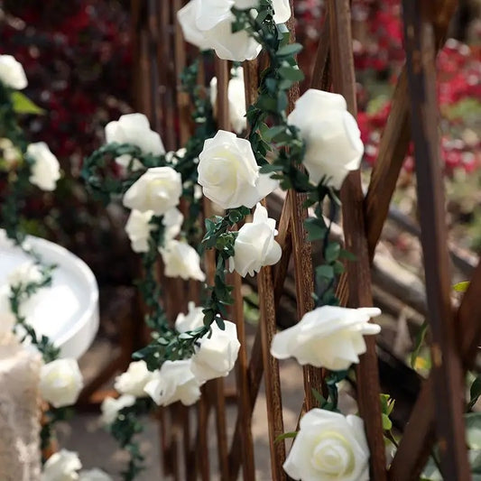 Enchanted Rose Rattan LED Strings