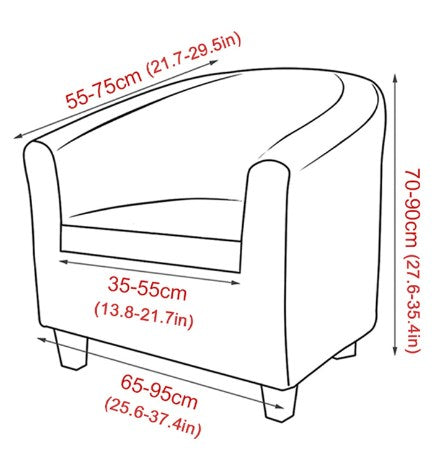 Stylish Living Room Chair Slipcover