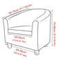 Stylish Living Room Chair Slipcover