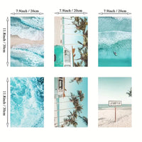 6-Piece Coastal Canvas Art Set