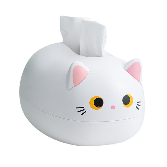 Chic Cat Tissue Holder - Stylish Storage Solution