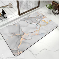 Marble Essence Diatomite Mat - Anti-Slip Quick-Dry