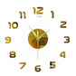 Chic DIY Acrylic Mirror Wall Clock