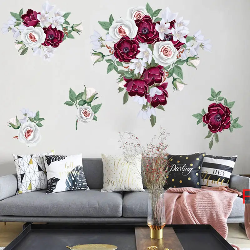 Elegant Rose Wall Decal
