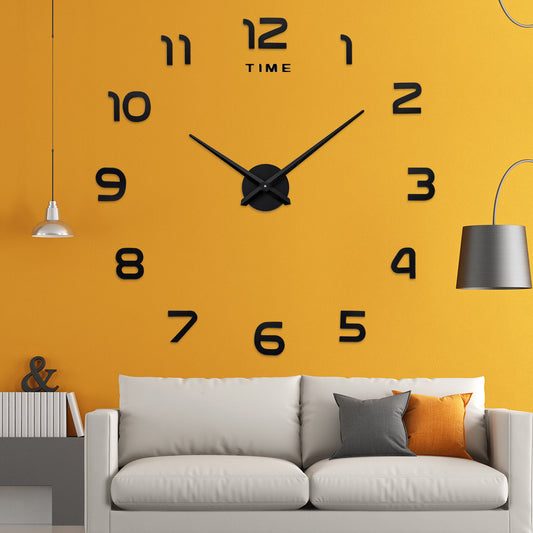 Chic DIY Acrylic Mirror Wall Clock