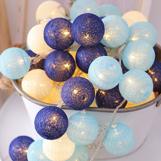 Cotton Glow LED Lantern Strings