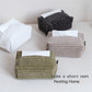 Elegant Velvet Jacquard Tissue Holder