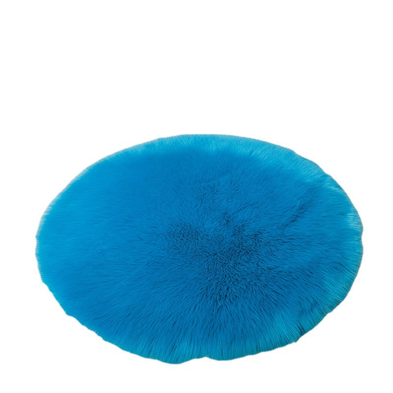 Cloud Round Faux Sheepskin Area Rug